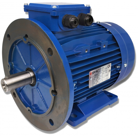 SILNIK ELEKTRYCZNY Z KOŁNIERZEM 3kW 2875 OBR 3-FAZOWY